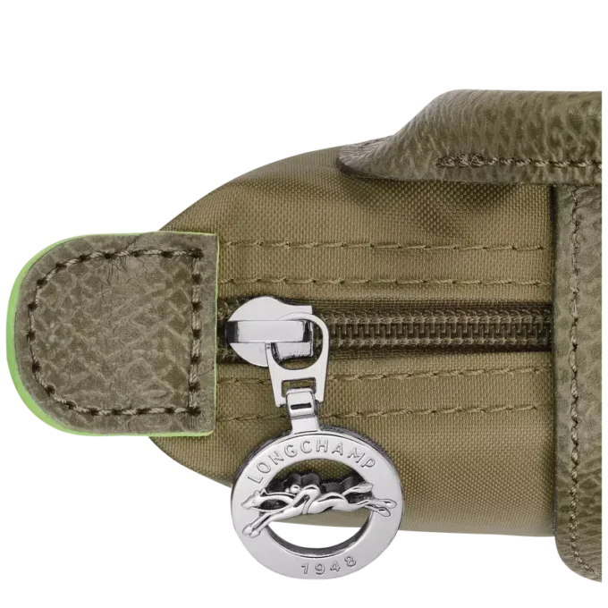 Le Pliage Green Pouch with handle