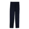 Leather straight pants