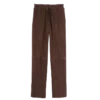 Leather straight pants
