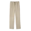 Leather straight pants