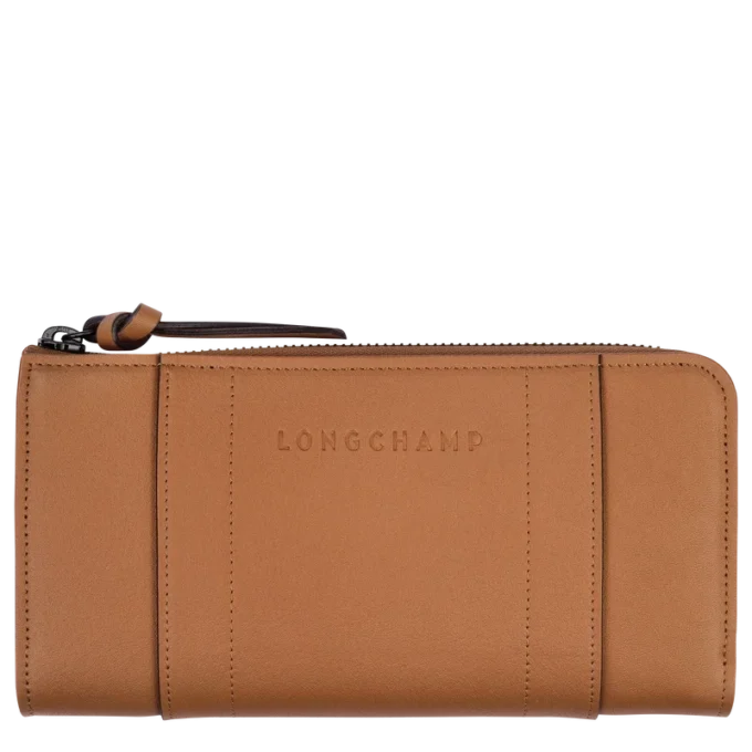 Longchamp 3D Zip around wallet