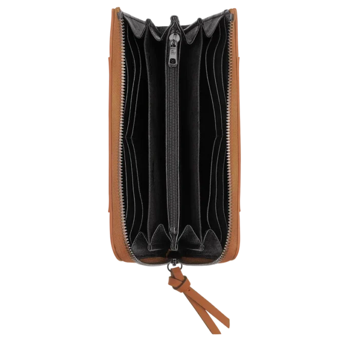 Longchamp 3D Zip around wallet