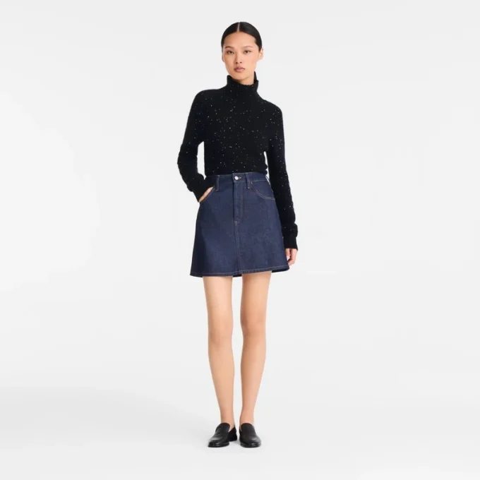 Midnight Blue – Denim Skirt