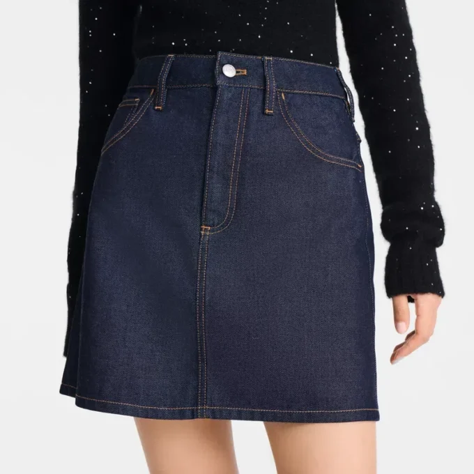 Midnight Blue – Denim Skirt