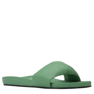 Mint – Leather Roseau Mules