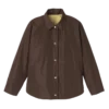 Mocha/Pistachio – Technical taffeta Padded blouson