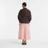 Mocha – Technical taffeta Kimono jacket Mocha – Technical taffeta Kimono jacket
