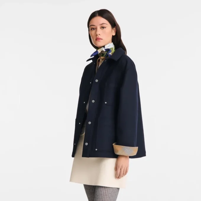 Navy – Flannel Jacket