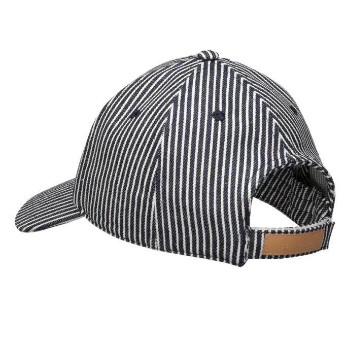 Navy – Jacquard stripes Cap