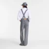 Navy – Jacquard stripes Jumpsuit