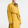 Nutmeg – Water-repellent technical canvas Trench coat