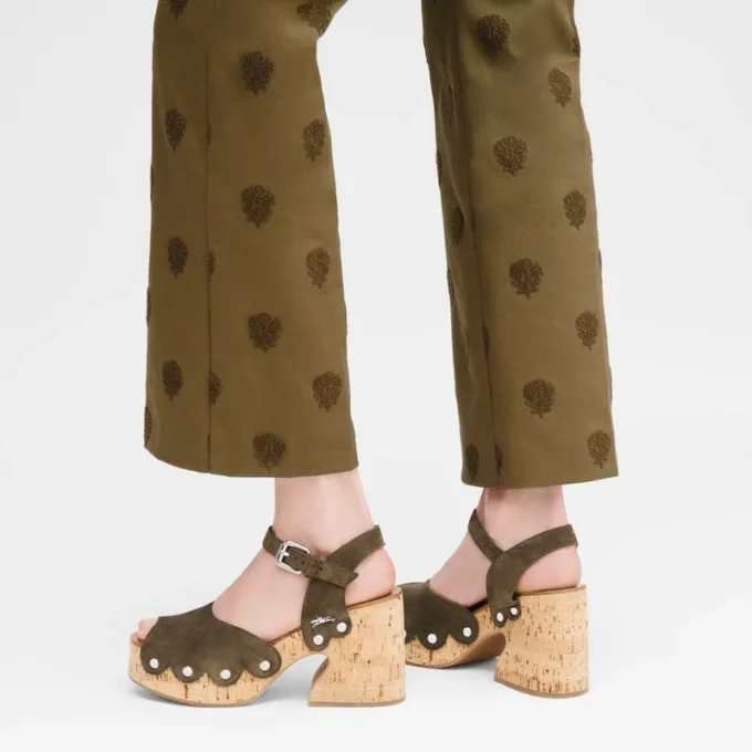 Olive – Leather La Cigale Sandals Olive – Leather La Cigale Sandals
