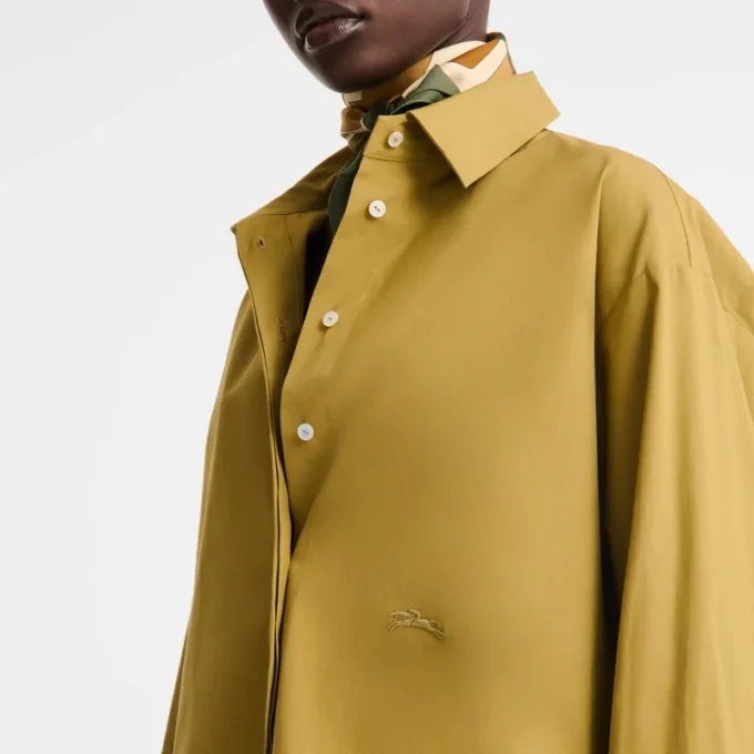 Olive – Popelin Shirt