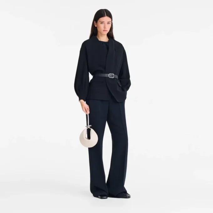 Paper – Leather Le Roseau Clutch