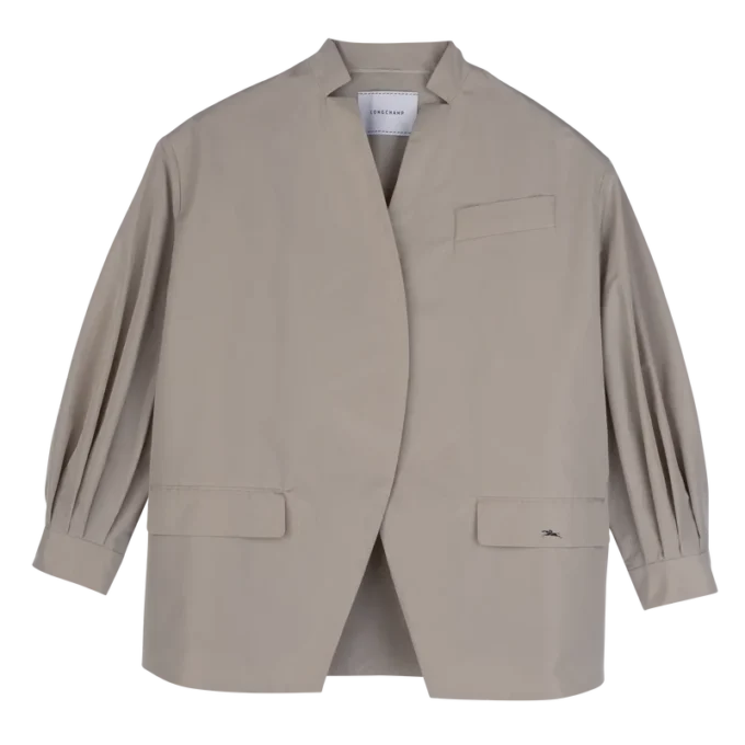 Paper – Technical taffeta Kimono jacket Paper – Technical taffeta Kimono jacket