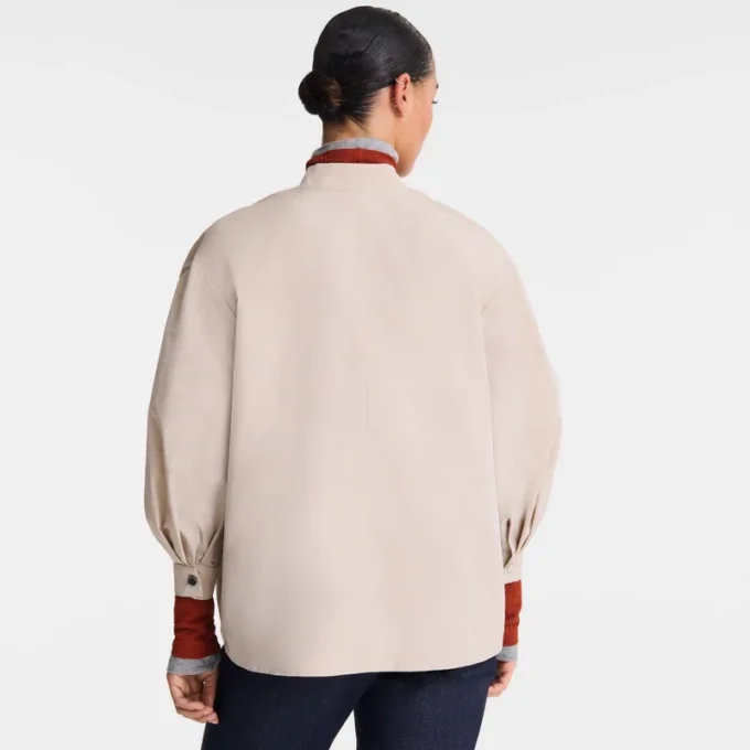 Paper – Technical taffeta Kimono jacket Paper – Technical taffeta Kimono jacket