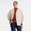Paper – Technical taffeta Kimono jacket Paper – Technical taffeta Kimono jacket