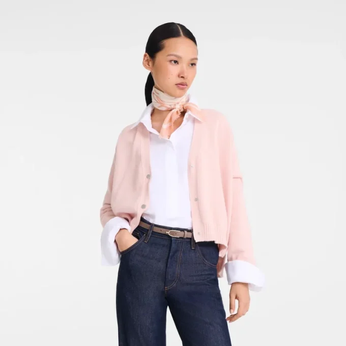 Petal Pink – Cashmere Wavy Summer Stole