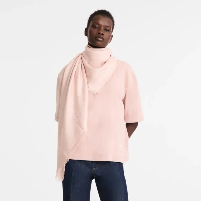 Petal Pink – Silk Blend Le Roseau Shawl Petal Pink – Silk Blend Le Roseau Shawl