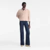 Pink – Leather Polo shirt
