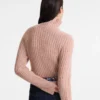 Pink Tea – Knit High neck sweater