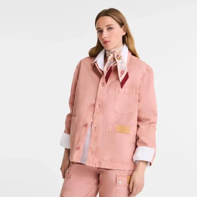 Pink Tea – Overdyed cotton Jacket
