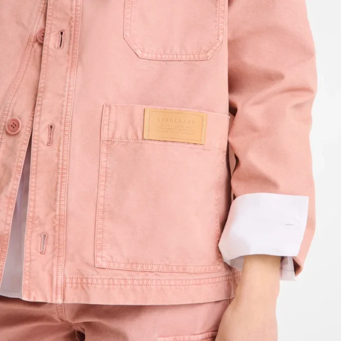 Pink Tea – Overdyed cotton Jacket