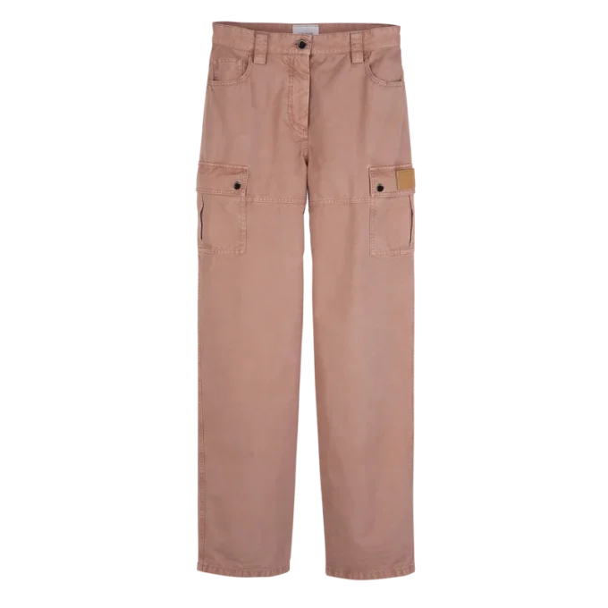 Pink Tea – Overdyed cotton Trousers