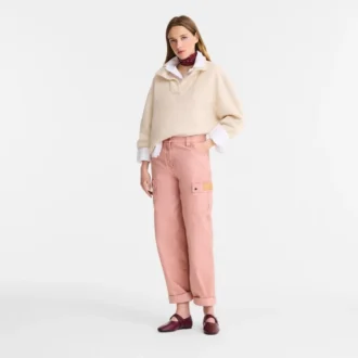 Pink Tea – Overdyed cotton Trousers