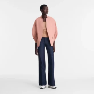 Pink Tea – Technical taffeta Kimono jacket