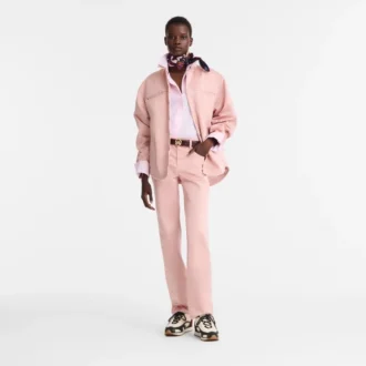 Pink Tea – Techno satin Trousers