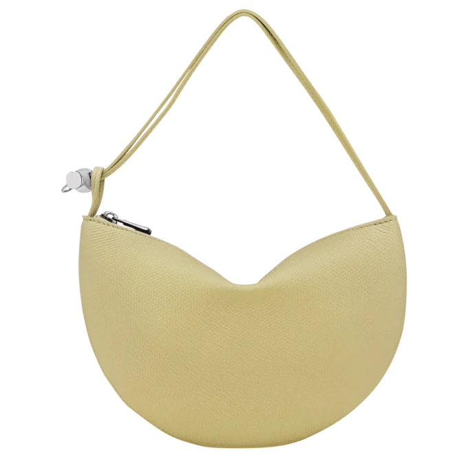 Pistachio – Leather Le Roseau Clutch