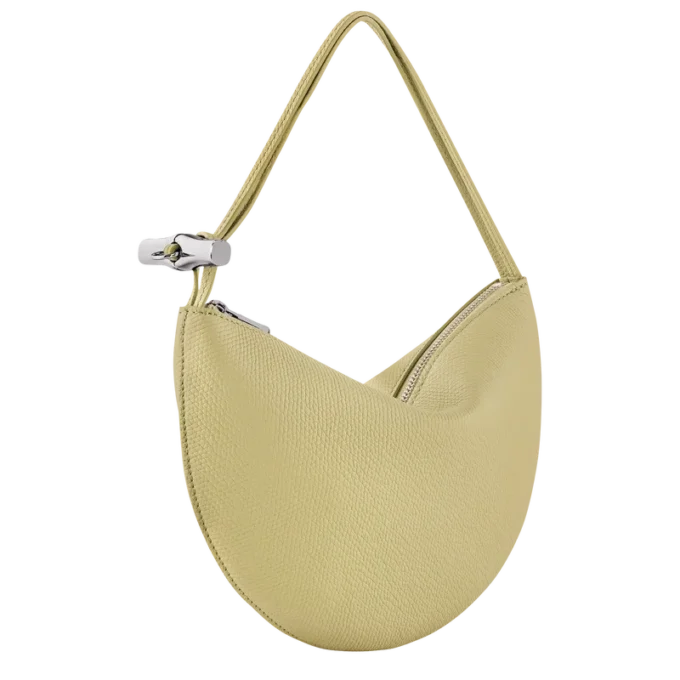 Pistachio – Leather Le Roseau Clutch