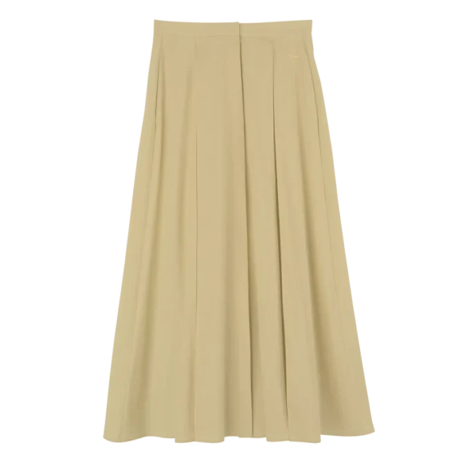 Pistachio – Popelin Midi skirt