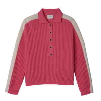 Polo collar jumper