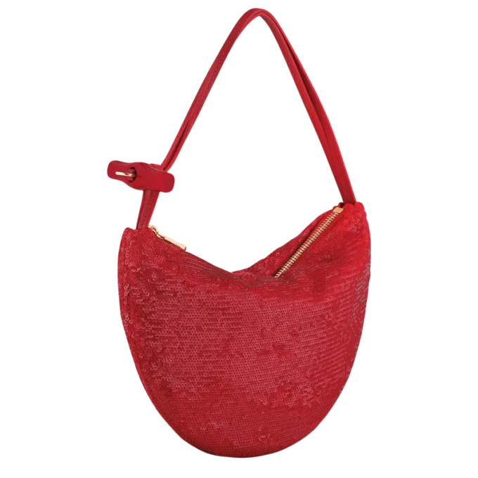 Red – Canvas Le Roseau Clutch