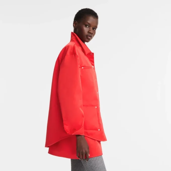 Red – Techno satin Shirt Red – Techno satin Shirt