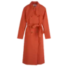 Red – Water-repellent technical canvas Trench coat