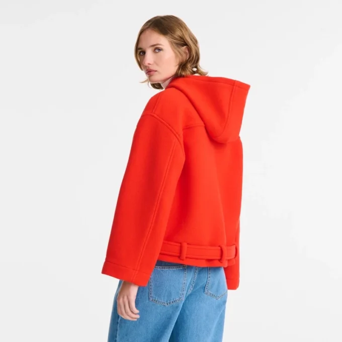 Red – Wool broadcloth Jacket
