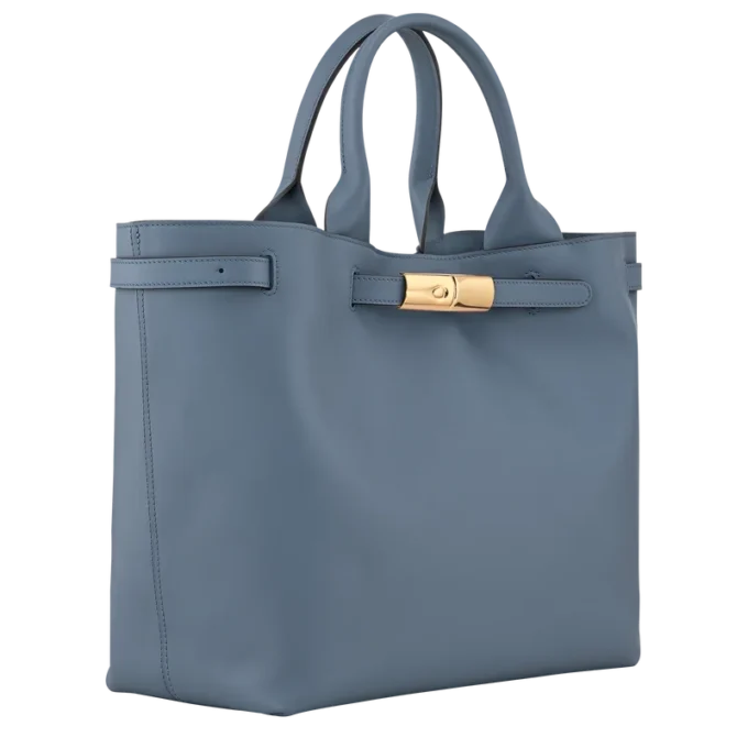 Slate – Leather Le Smart Tote bag