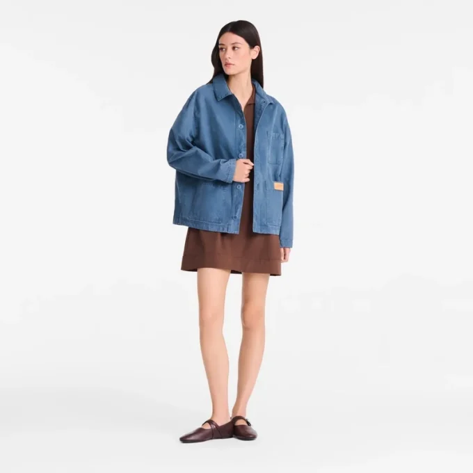 Slate – Overdyed cotton Jacket Slate – Overdyed cotton Jacket