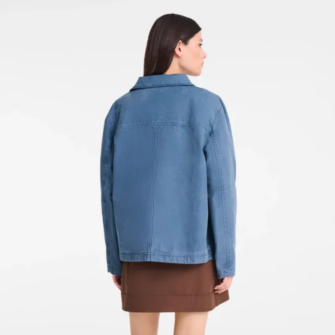 Slate – Overdyed cotton Jacket Slate – Overdyed cotton Jacket