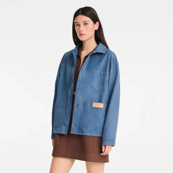Slate – Overdyed cotton Jacket Slate – Overdyed cotton Jacket