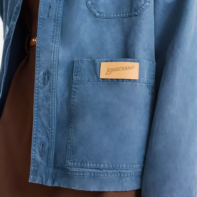 Slate – Overdyed cotton Jacket Slate – Overdyed cotton Jacket