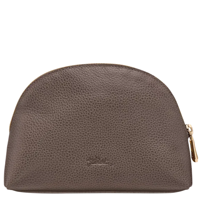 Taupe – Leather Le Foulonné Pouch