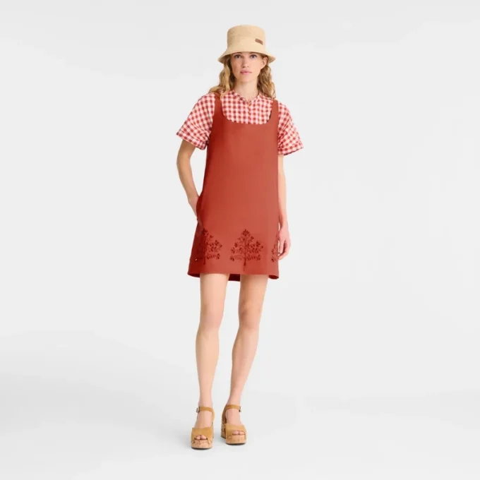 Tomato – Embroidered canvas Dress