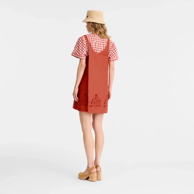 Tomato – Embroidered canvas Dress