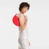 Vermilion – Leather Le Roseau Clutch