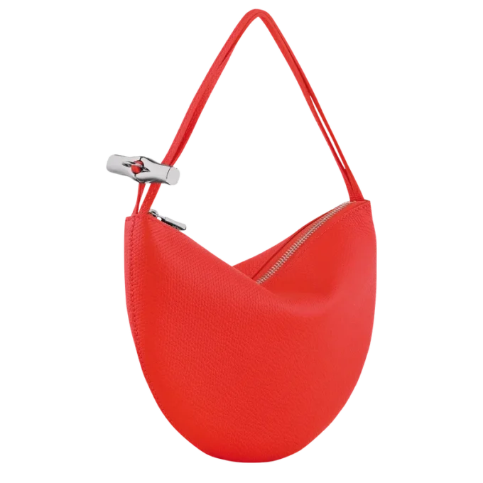 Vermilion – Leather Le Roseau Clutch