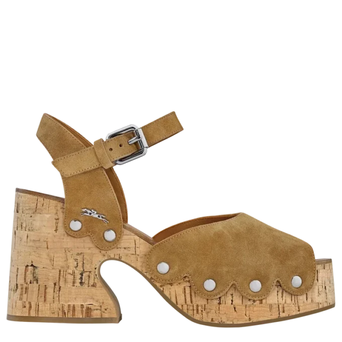 Walnut – Leather La Cigale Sandals